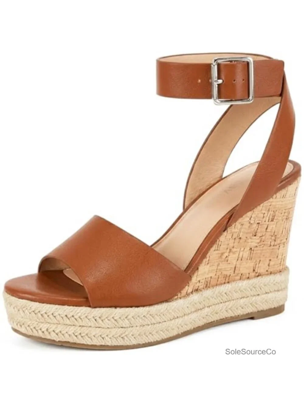 Chic Espadrille Wedge Sandals Ankle Strap Jute Cork Platform Summer